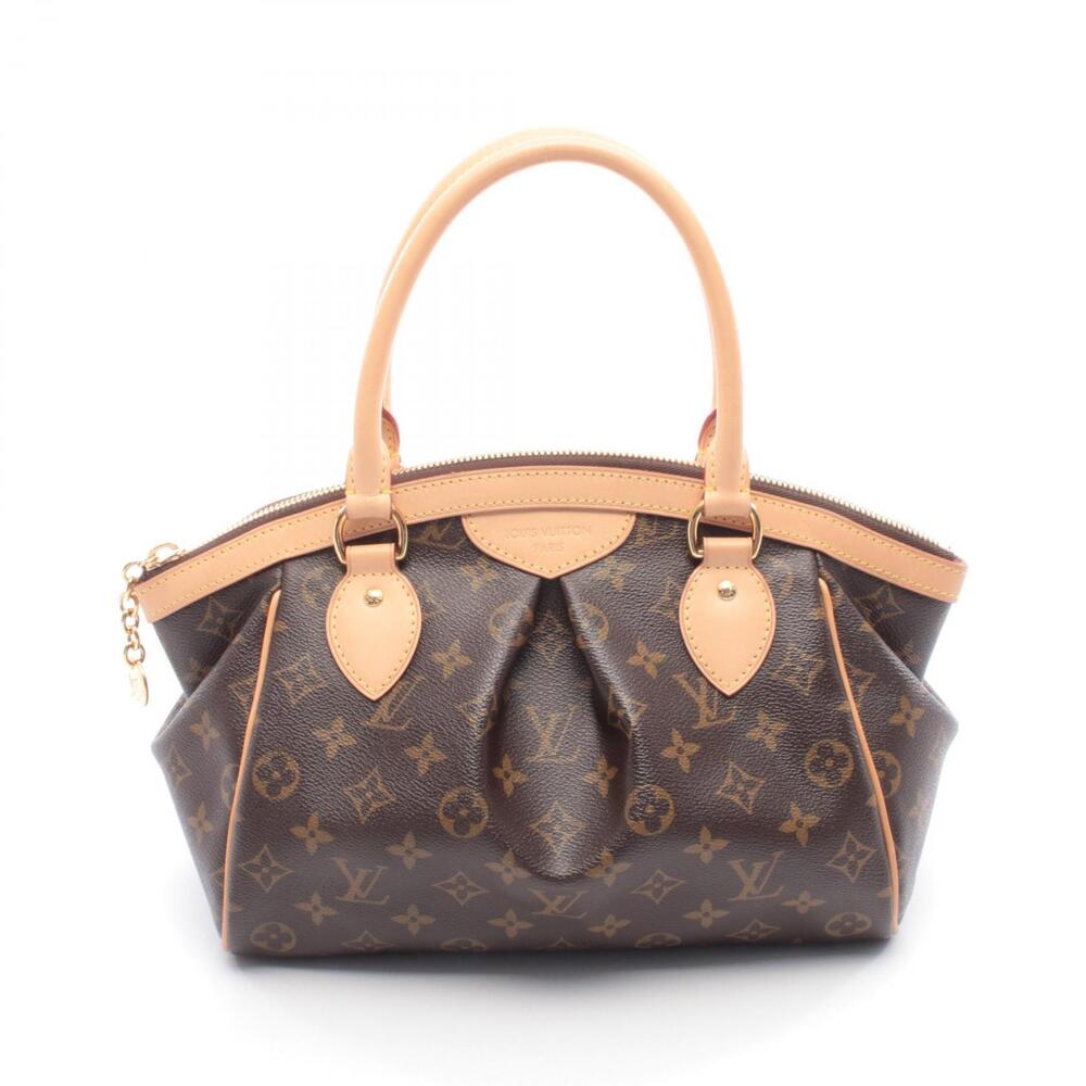 Louis Vuitton Tivoli Handbag Canvas Leather Monogram Brown